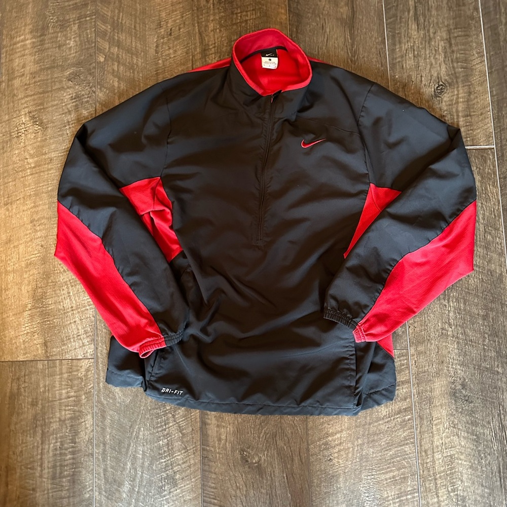 Nike Men's Black and Red Jacket